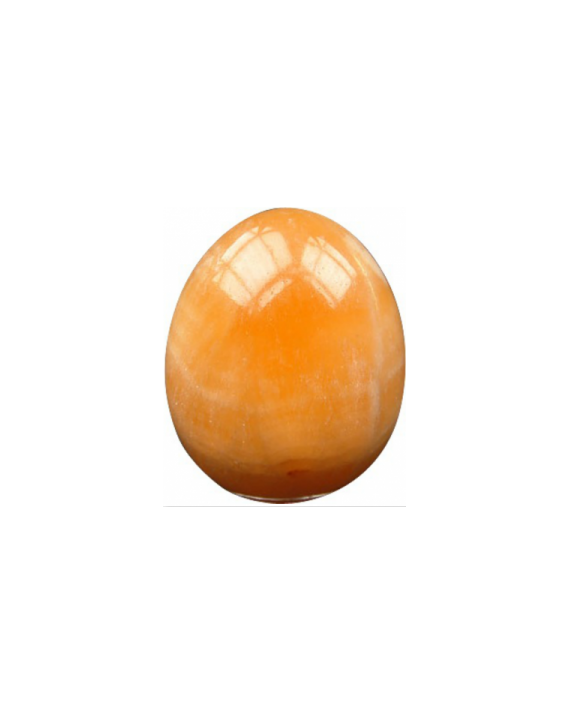 Oeuf - Calcite orange - Pièce de 7 à 9 cm