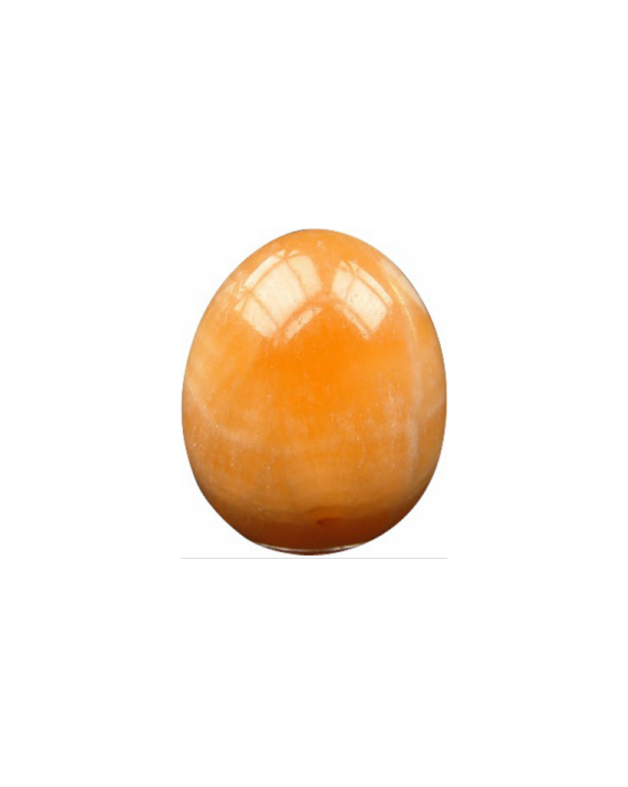 Oeuf - Calcite orange - Pièce de 7 à 9 cm Oeuf - Calcite orange - Pièce de 7 à 9 cm