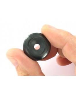 Pendentif - Hématite - Donut 2,5 cm Pendentif - Hématite - Donut 2,5 cm