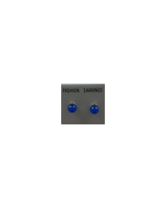 Boucles d'oreille puces d'oreilles Agate bleue Boucles d'oreille puces d'oreilles Agate bleue