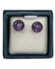 Améthyste - Boucles d'oreille