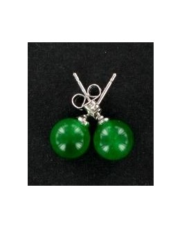 Boucles d'oreille - Puces d'oreilles - Jade