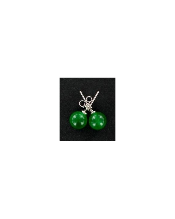 Boucles d'oreille - Puces d'oreilles - Jade Boucles d'oreille - Puces d'oreilles - Jade