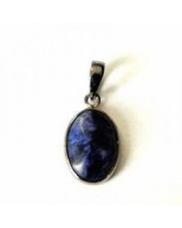 Pendentif - Sodalite cerclage - Pierre ovale