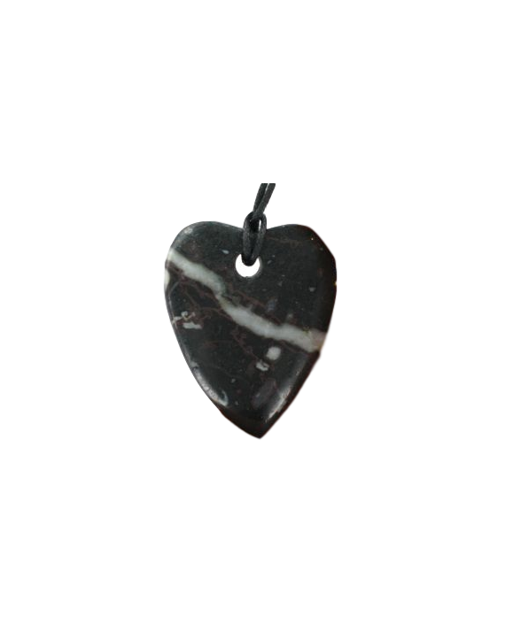 Pendentif - Jade prunier - Coeur