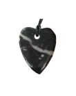 Pendentif - Jade prunier - Coeur