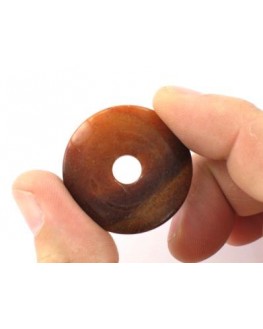 Pendentif -  Jaspe mokaïte - Donut