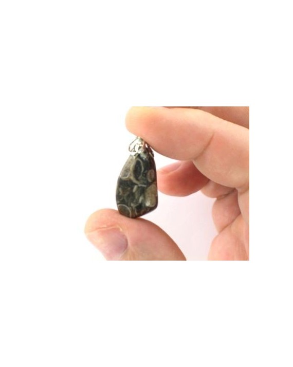 Pendentif agate fossile Pendentif agate fossile