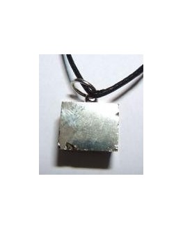 Pendentif Pyrite Pierre brute Cube