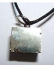 Pendentif Pyrite Pierre brute Cube